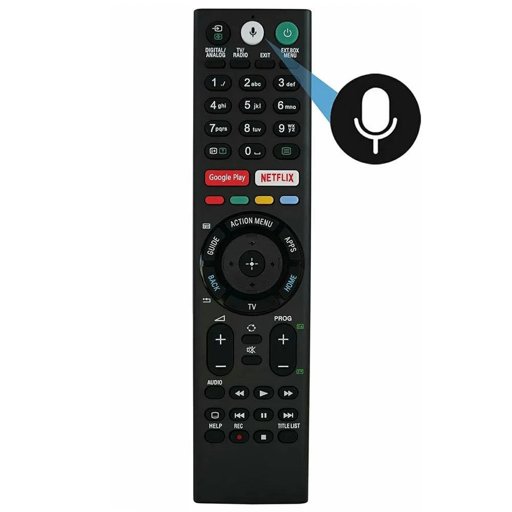 RMF-TX310E For Sony TV Voice Control Infrared Remote Replacement 10m Range Ergonomic Controller - 1
