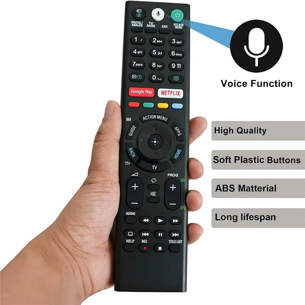 RMF-TX310E For Sony TV Voice Control Infrared Remote Replacement 10m Range Ergonomic Controller - 3