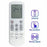 DB93-1463T / DB93-15169F For Samsung Air Conditioner Infrared Remote Control 10m Range Replacement Controller - 2