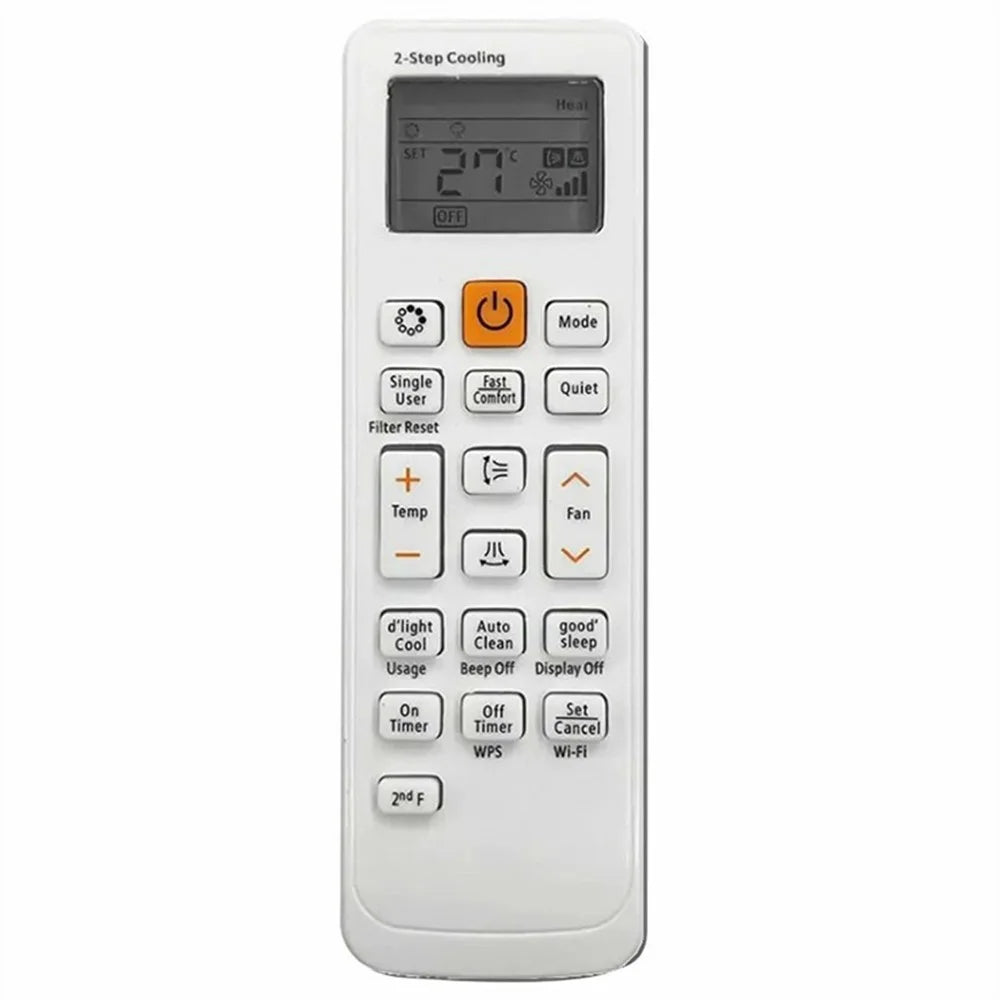 DB93-11489L For Samsung Air Conditioner Infrared Remote Control 10m Range Replacement Controller - 1