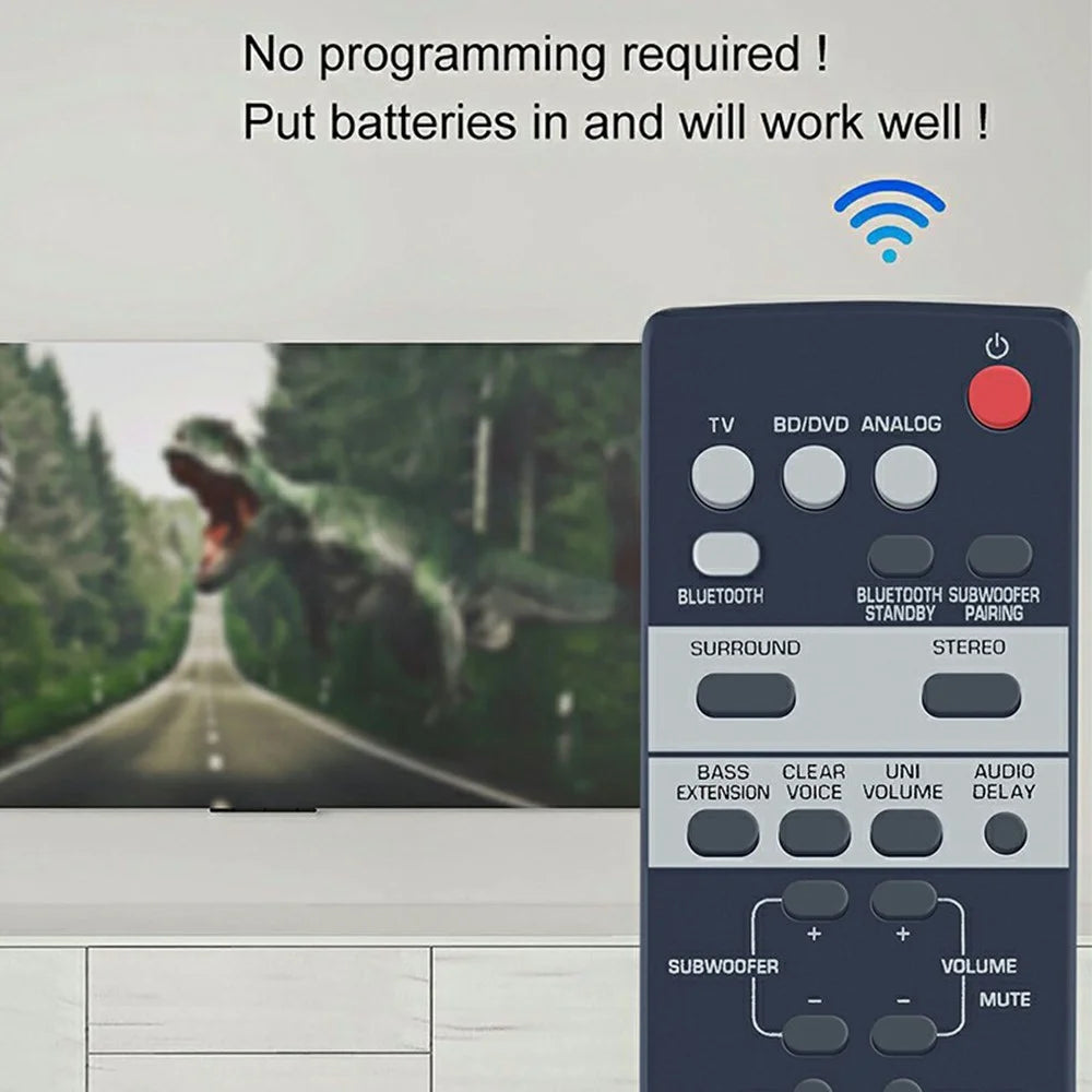 FSR71 For Yamaha Soundbar Ergonomic Remote Control 8m Range Infrared Wireless Controller - 3