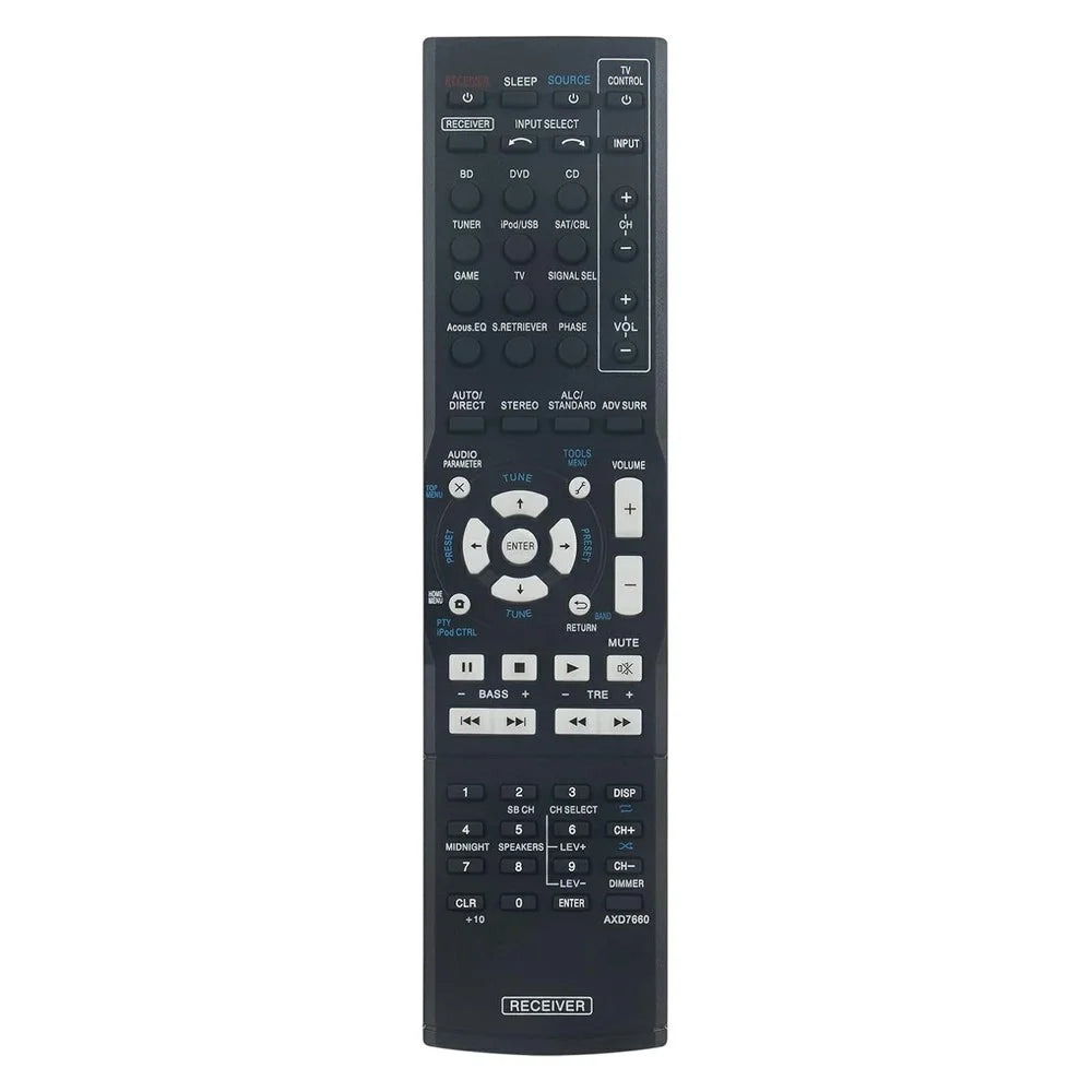 AXD7660 For Pioneer AV Receiver Stereo System Remote Control Ergonomic Replacement Controller - 1