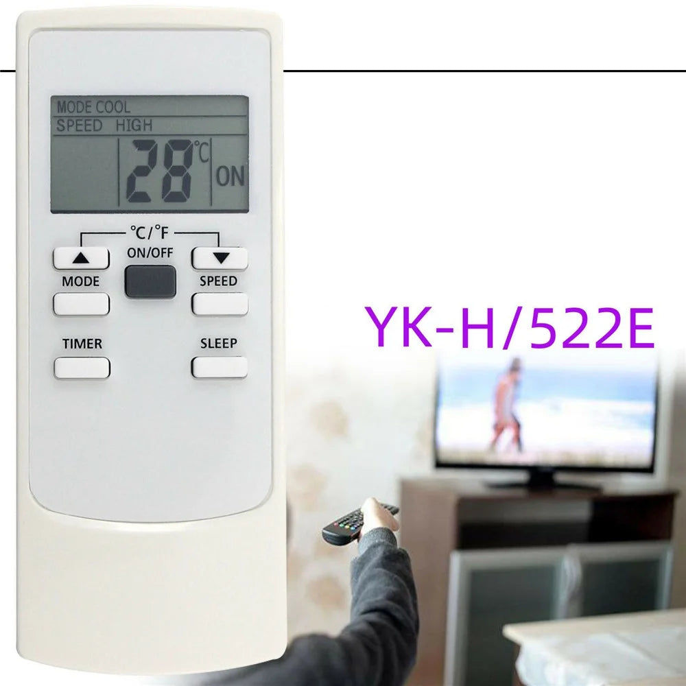 YK-H / 522E For Honeywell Air Conditioner Replacement Controller 10m Range Infrared Remote Control - 4