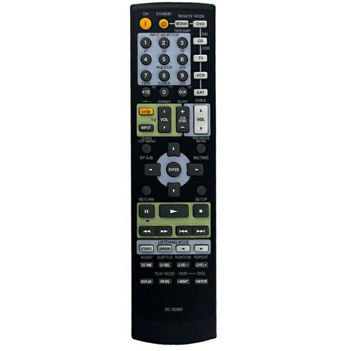 RC-608M For Onkyo Amplifier Player Remote Control 10m Range Battery Powered Replacement Controller - 1