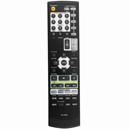 RC-645S For Onkyo Amplifier Player Remote Control 10m Range Battery Powered Replacement Controller - 1