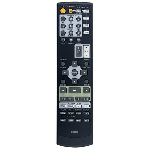 RC-606S For Onkyo Amplifier Player Remote Control 10m Range Battery Powered Replacement Controller - 1