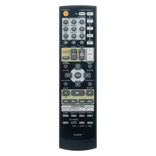 RC-681M For Onkyo Amplifier Player Remote Control 10m Range Battery Powered Replacement Controller - 1