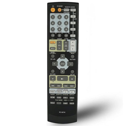 RC-607M For Onkyo Amplifier Player Remote Control 10m Range Battery Powered Replacement Controller - 1