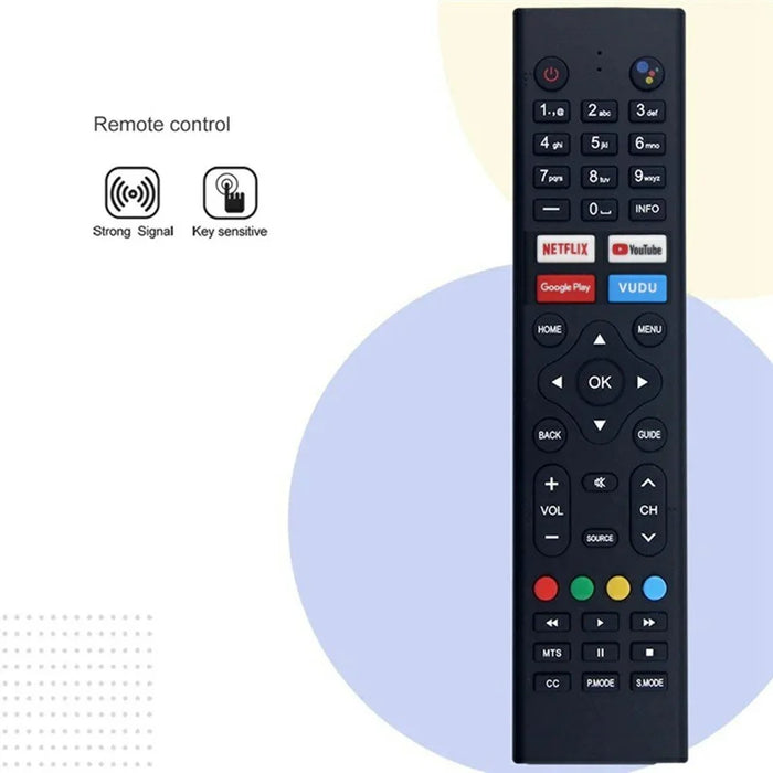 KT1946-HG For JVC LCD TV Remote Control Battery Powered Voice Activated Infrared Controller - 2