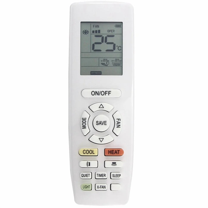 YAPOF15 For Gree Air Conditioner Infrared Remote Control Replacement 10m Range Wireless Controller - 1