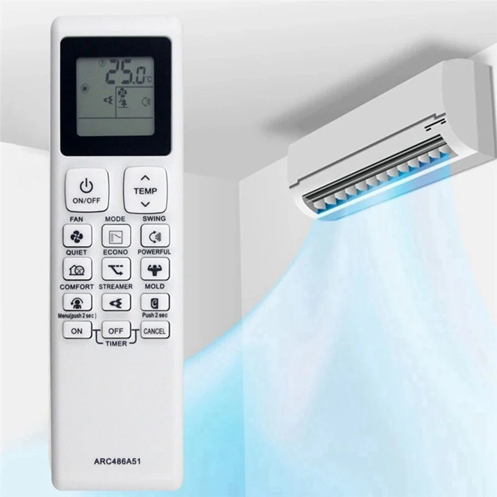 ARC486A51 For Daikin Air Conditioner Wireless Controller 10m Range Infrared Remote Control Replacement - 5