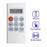 AKB73598009 For LG Air Conditioner Remote Control 10m Range Infrared Wireless Controller Replacement - 2
