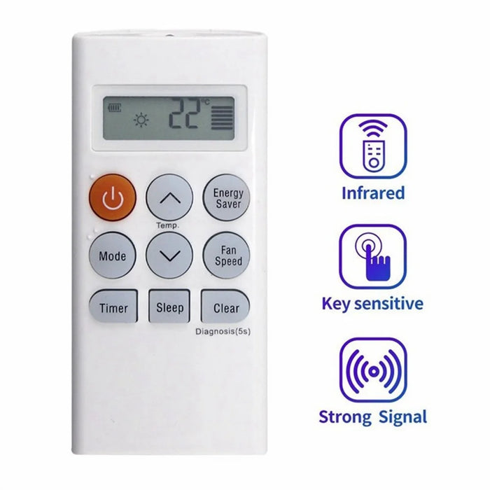 AKB73598009 For LG Air Conditioner Remote Control 10m Range Infrared Wireless Controller Replacement - 2