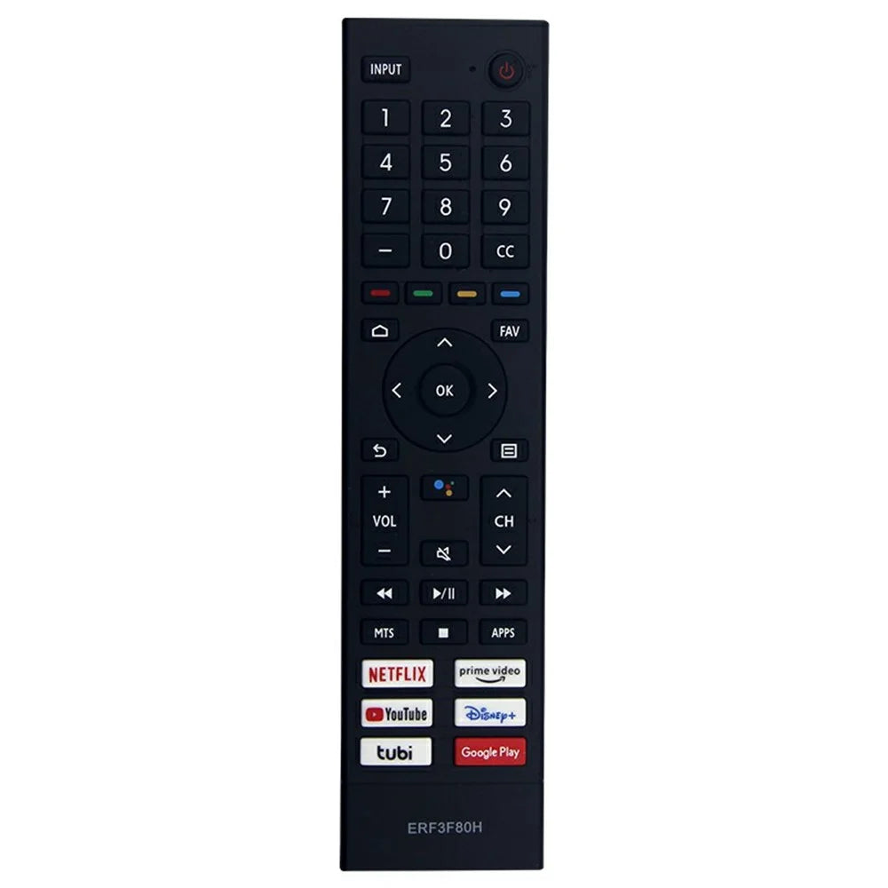 ERF3F80H For Hisense TV Remote Control 1-10m Range Infrared Replacement Controller (Not Support Voice Function) - 1