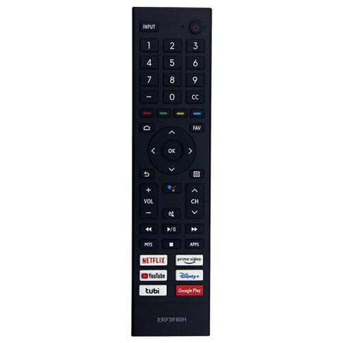 ERF3F80H For Hisense TV Remote Control 1-10m Range Infrared Replacement Controller (Not Support Voice Function) - 1