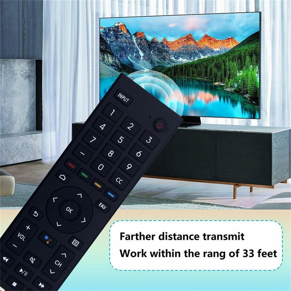 ERF3F80H For Hisense TV Remote Control 1-10m Range Infrared Replacement Controller (Not Support Voice Function) - 5