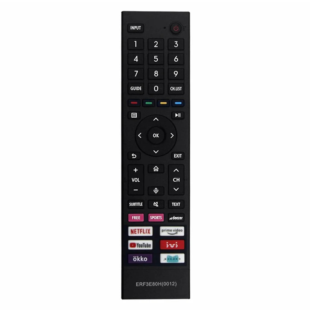 ERF3E80H For Hisense TV Remote Control 1-10m Range Infrared Replacement Controller (Not Support Voice Function) - 1