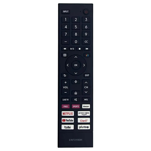 ERF3Y80H For Hisense TV Remote Control 1-10m Range Infrared Replacement Controller (Not Support Voice Function) - 1