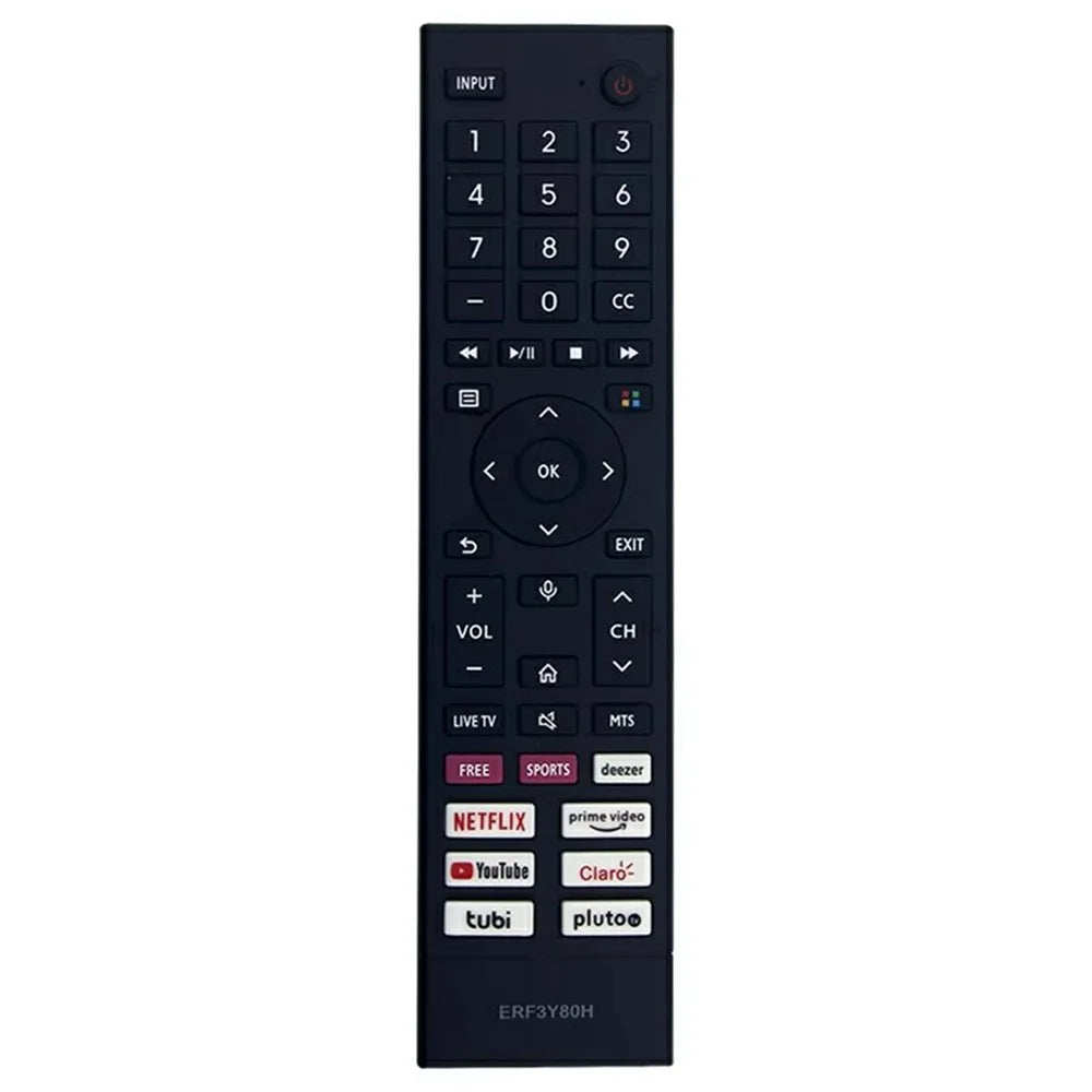 ERF3Y80H For Hisense TV Remote Control 1-10m Range Infrared Replacement Controller (Not Support Voice Function) - 1