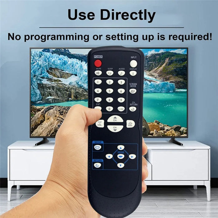 NF601UD For Emerson Sylvania TV Remote Control Replacement 10m Range Infrared Controller (Not Support Voice Function) - 2