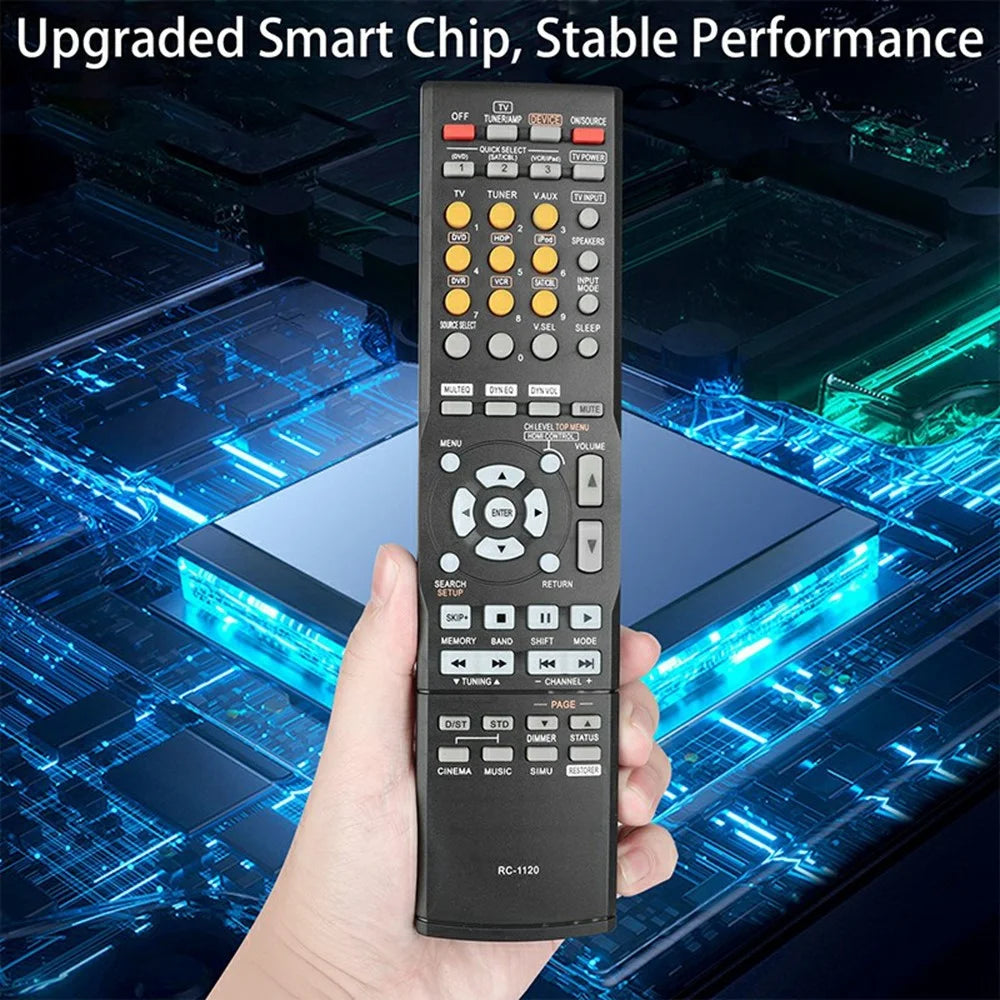 RC-1120 For Denon AV Receiver Infrared Remote Control Battery Powered 10m Range Ergonomic Controller - 3