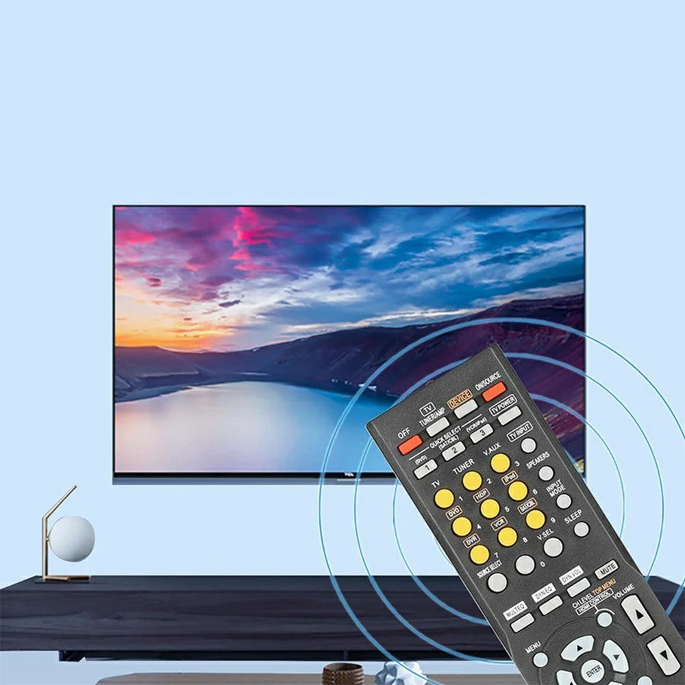 RC-1120 For Denon AV Receiver Infrared Remote Control Battery Powered 10m Range Ergonomic Controller - 4