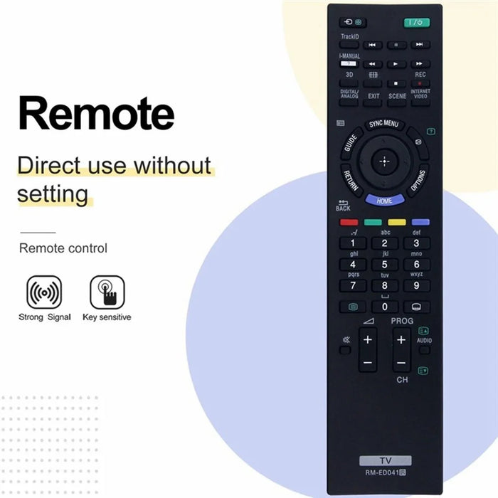 RM-ED041 For Sony TV Remote Control Battery Powered Infrared Replacement Handheld Controller - 2