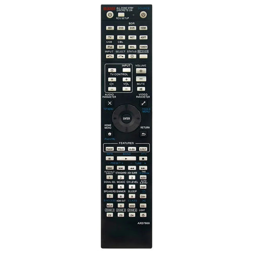 AXD7668 For Pioneer AV Receiver Remote Control 10m Range Handheld Controller Replacement - 1