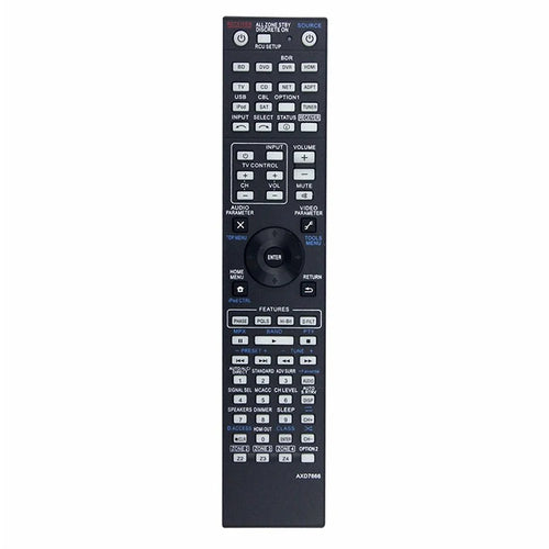 AXD7666 For Pioneer AV Receiver Remote Control 10m Range Handheld Controller Replacement - 1