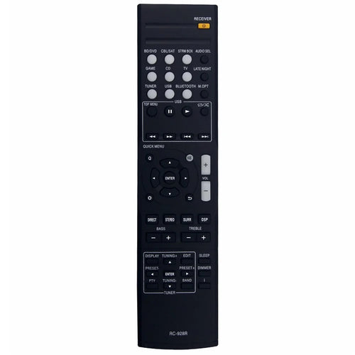 RC-928R For Onkyo AV Receiver Remote Control 10m Range Battery Powered Replacement Infrared Controller - 1