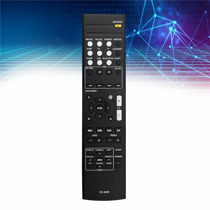 RC-928R For Onkyo AV Receiver Remote Control 10m Range Battery Powered Replacement Infrared Controller - 5