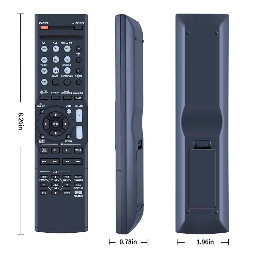 RC-929R For Pioneer AV Receiver Remote Control 10m Range Infrared Handheld Controller Replacement - 6