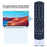 CT-90388 For Toshiba TV Remote Control Battery Powered Infrared Television Controller Replacement - 4