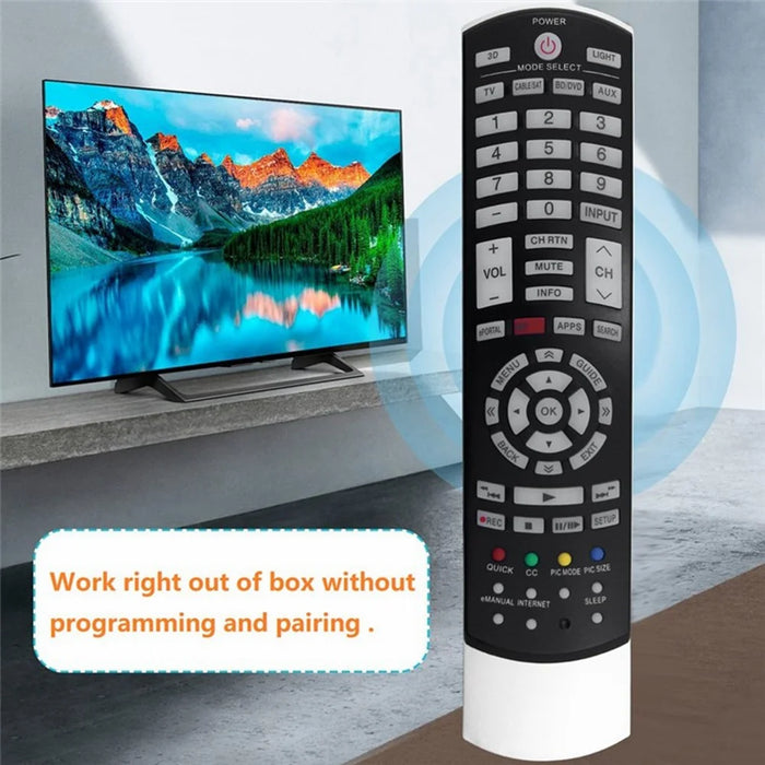 CT-90395 For Toshiba TV Remote Control Battery Powered Infrared Television Controller Replacement - 2