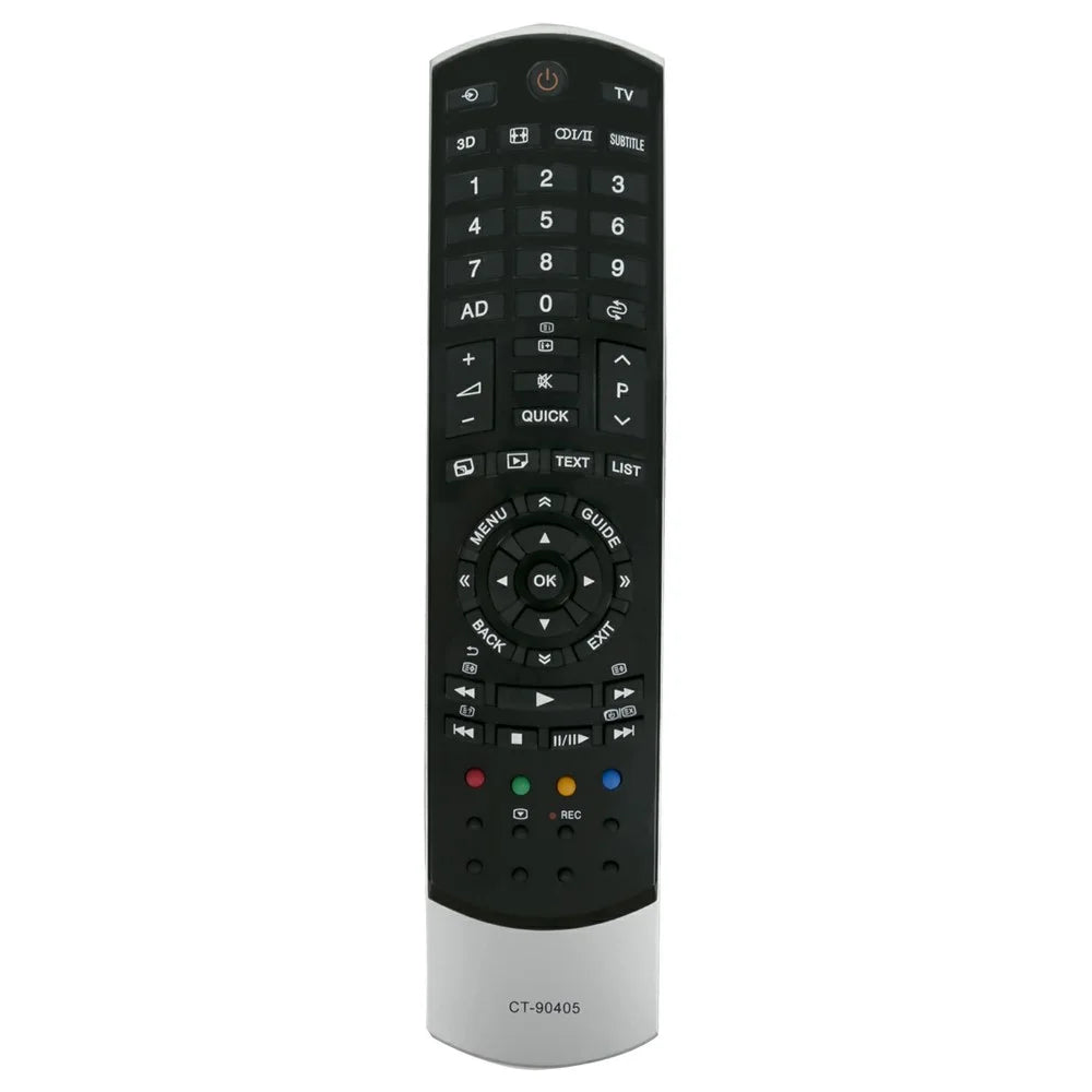 CT-90405 For Toshiba TV Remote Control Battery Powered Infrared Television Controller Replacement - 1