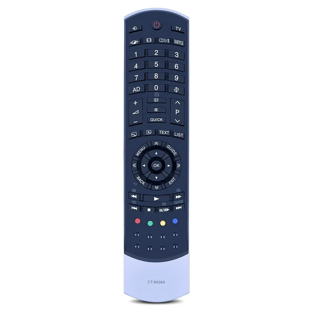 CT-90369 For Toshiba TV Remote Control Battery Powered Infrared Television Controller Replacement - 1