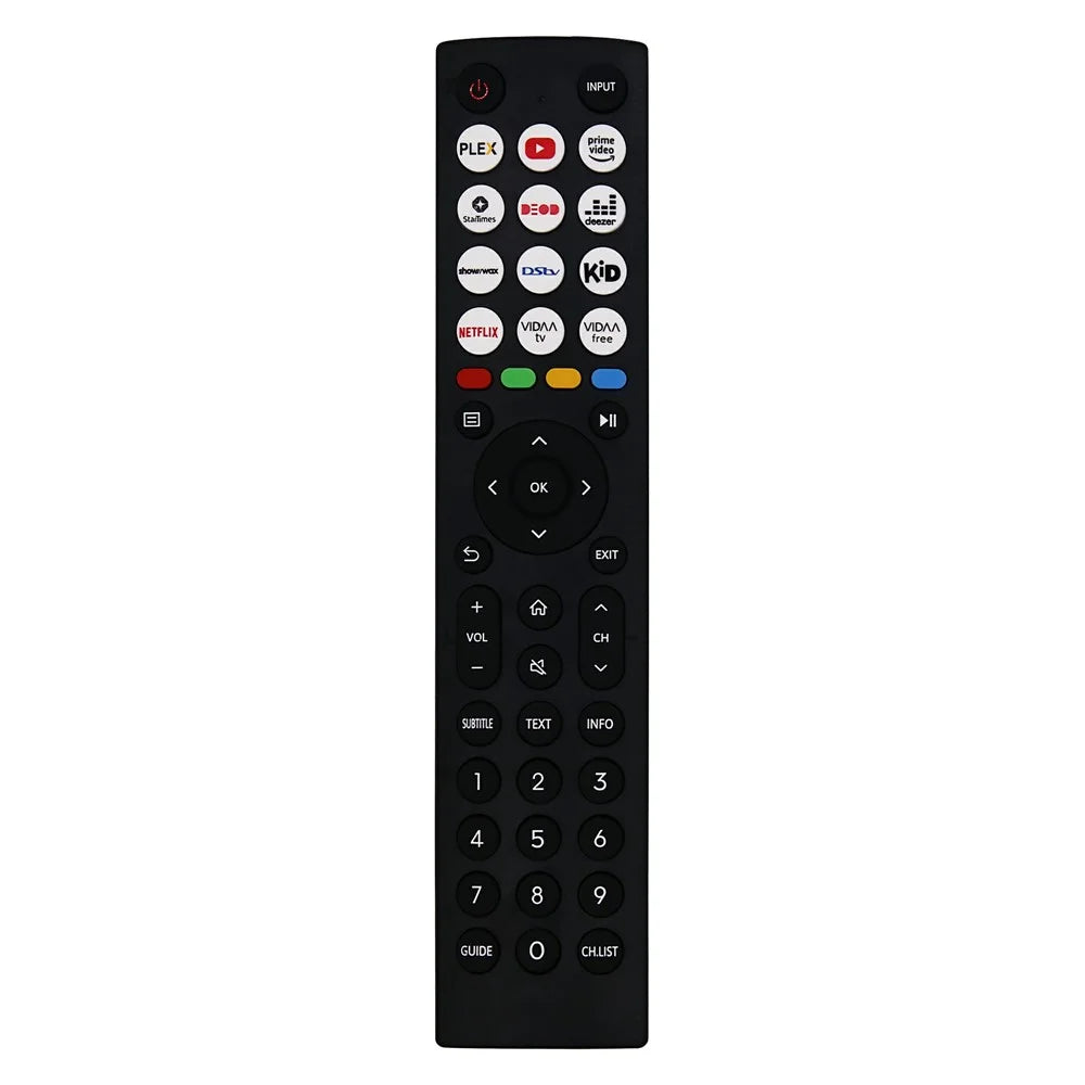 EN2J36H For Hisense TV Remote Control 1-10m Range Ergonomic Infrared Controller Replacement - 1