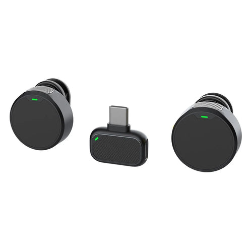 Q8 Magnetic Clip-on Microphone Professional Noise Cancelling Bluetooth-compatible 5.0 Condenser Mic, 2 Transmitter + 1 Receiver - Type-C Plug - 1