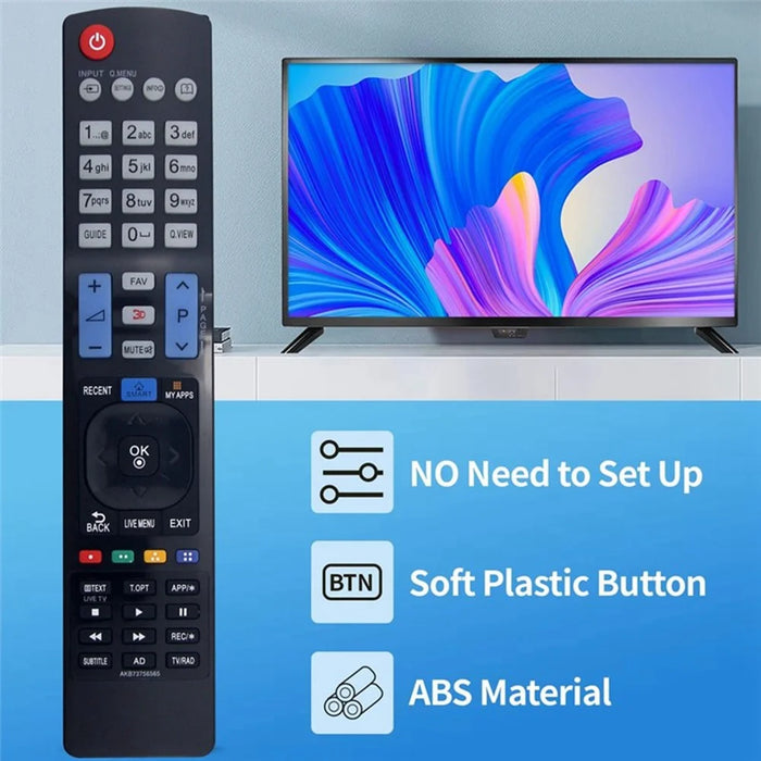 AKB73756565 For LG TV Remote Control Infrared Wireless Replacement Ergonomic Controller - 3