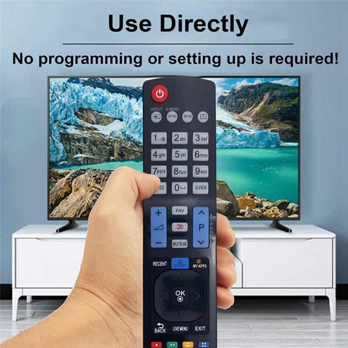 AKB73756565 For LG TV Remote Control Infrared Wireless Replacement Ergonomic Controller - 5