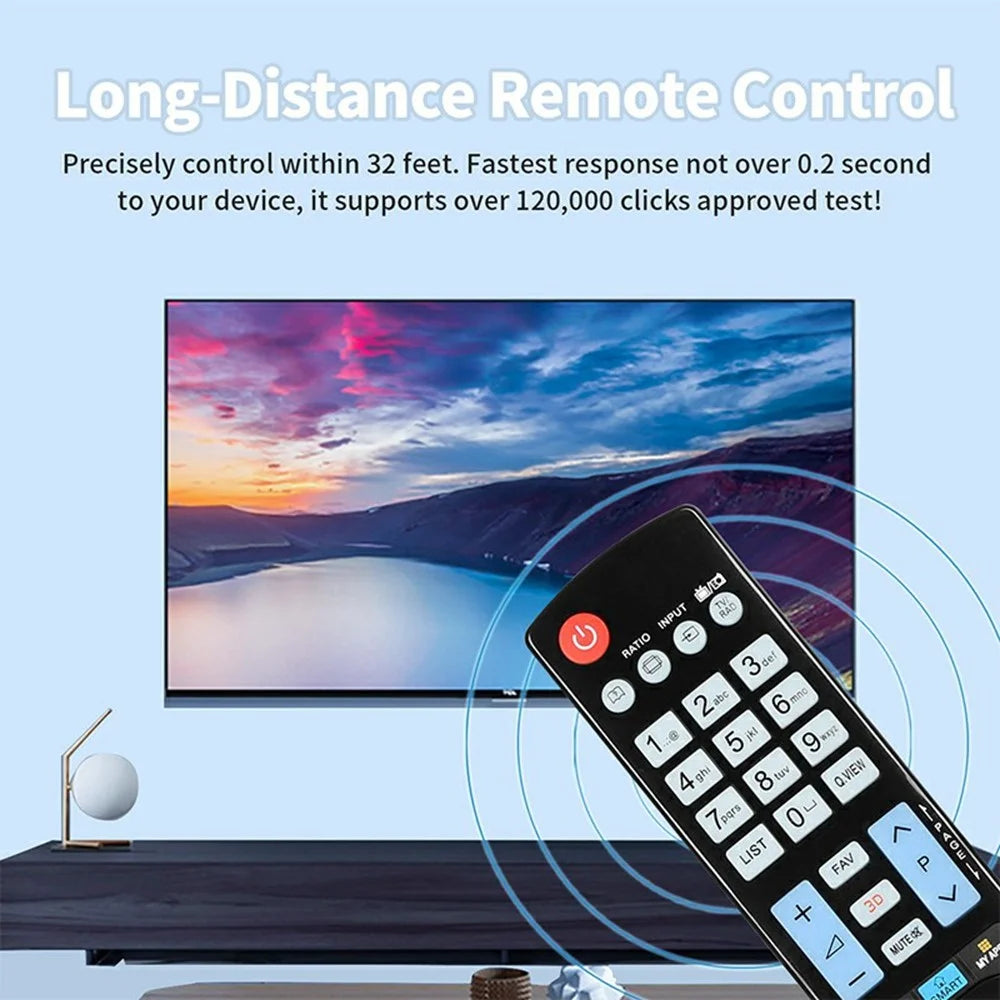 AKB73756502 For LG TV Remote Control Infrared Wireless Replacement Ergonomic Controller - 3