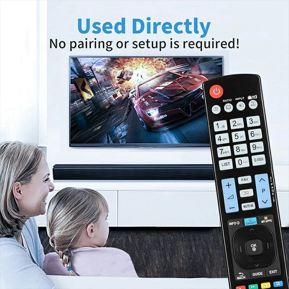 AKB73756502 For LG TV Remote Control Infrared Wireless Replacement Ergonomic Controller - 4