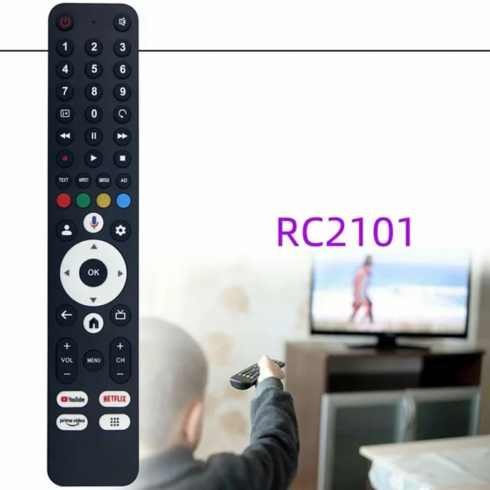 RC2101 Replacement Control for Sharp TV Remote Control Infrared No Voice Function 10M Range - 5
