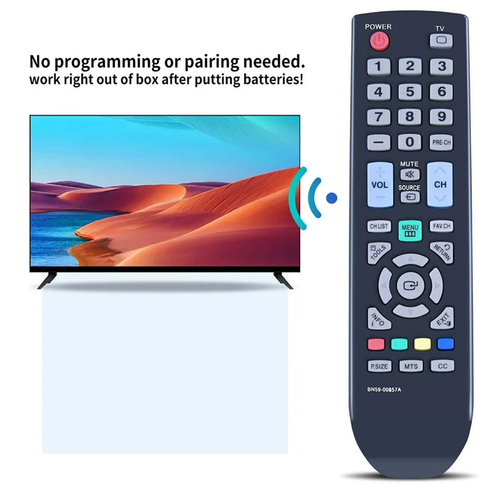 BN59-00857A for Samsung TV Remote Control Infrared 10M Range ABS Material Easy Operation - 3