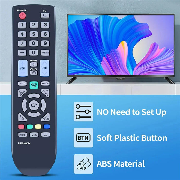 BN59-00857A for Samsung TV Remote Control Infrared 10M Range ABS Material Easy Operation - 4