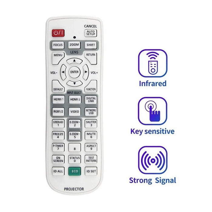 N2QAYA000150 For Panasonic Projector Infrared Remote Control 10m Range Replacement - 2