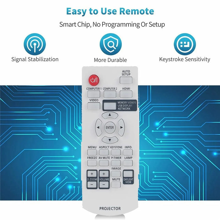 N2QAYA000116 Universal Remote Controller for Panasonic Projector Infrared Remote Control 10m Range - 2