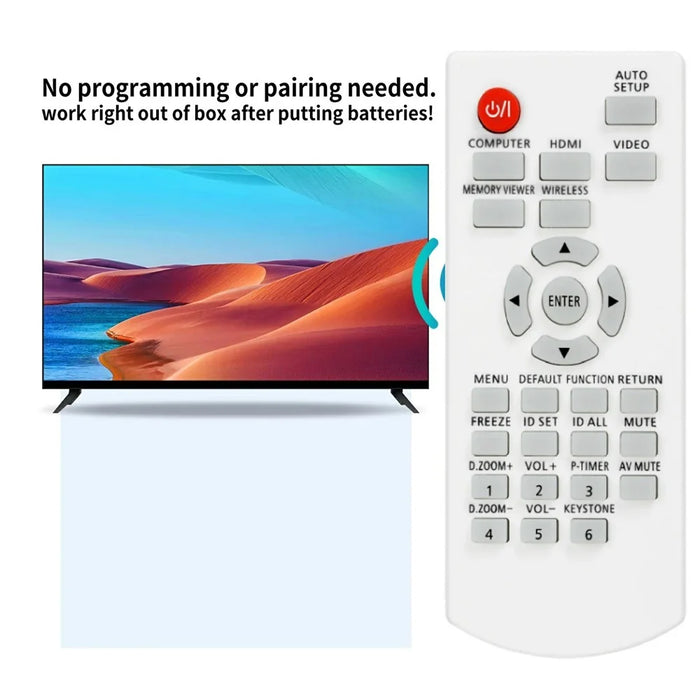 N2QAYA000142 For Panasonic Projector Infrared Remote Control Replacement 10m Range - 2