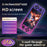 G50V 5 Inch Handheld Game Console HD Output 3D Joy-Pad WiFi Multiplayer Game Console 15000+ Games - Purple - 2