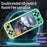 G50V 5 Inch Handheld Game Console HD Output 3D Joy-Pad WiFi Multiplayer Game Console 15000+ Games - Purple - 3